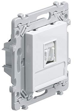 prise tv+ fm - 1 entrée - hager essensya