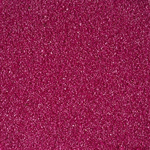 Season Farbsand, Dekosand farbig ca 0,5 mm. 1 KG (Fuchsia)