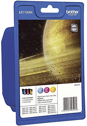 Brother Tintenpatronen LC-1100 Rainbowkit (je 1x M/C/Y)