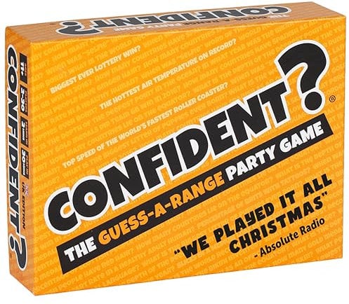 CONFIDENT? Board Game | The Smash Hit Guessing Game | Board Games for Families, Adults, Kids, Teens | Award-Winning Trivia Quiz Game with Brilliant Twist | 2-30 players, Ages 10+