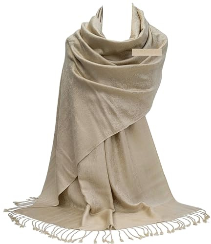 GFM Wickelschal, Pashmina-Stil, florales Paisley-Muster S0-p093-trall