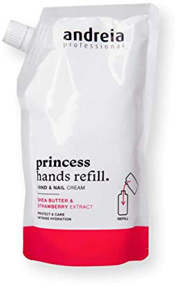 Andreia Professionelle Hand- und Fußpflege - Princess Hands Refill - Hand- und Nagelcreme-Nachfüllung - 400 ml