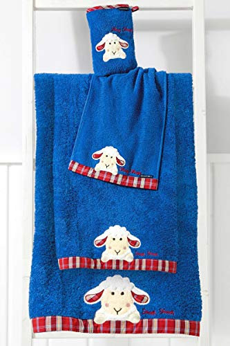 1 Morgenstern Baby-handtuch Kinder-handtuch Esel Donkey 50x100 Bio-Baumwolle