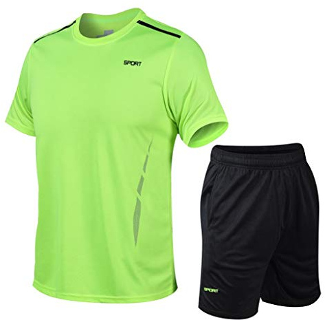 Yowablo Kompressionsshirt Herren, Sportbekleidung Kompressionshose Lang Trainingsanzug Atmungsaktiv Sportwear Fitness