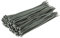 GTSE 100 Packung mit silbernen/grauen Kabelbindern, 200 mm x 2,5 mm Premium-Kabelbinder, hochwertige Nylon-Kabelbinder