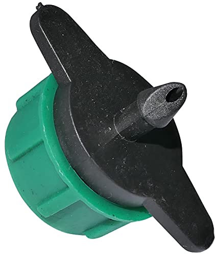 AERZETIX - Set di 30 gocciolatori per irrigazione con flusso di 4 litri per ora l/h per tubo da 16 a 32mm Ø foro 4mm - gocciolatore per irrigazione a goccia - microirrigazione - plastica - C48585