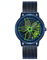 RWXCOW Auto Rad Felgen Nabenuhr - Hohl wasserdicht Sport Uhr für Herren Geschenke Armbanduhren, wasserdichte Edelstahl Armbanduhr, wasserdichte Edelstahl Armbanduhr.GürtelausStahlgewebe(GrünerZeiger)