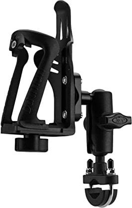 ROCKBROS Motorcycle Water Bottle Holder Bicycle Bottle Cage Adjustable 5.5-8.5cm Bike Drinks Holder Motorbike Cup Holder for E-bikes Mountain Road Bikes with 3 Models Black