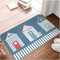 SMILEFUN By The Sea Beach Huts Doormat Carpet Mat Rug Polyester Non-Slip Floor Decor Bath Bathroom Kitchen Balcony 40 * 60 washable