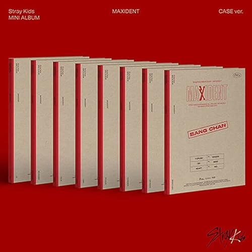 Stray Kids Maxident Album (zufällige Farbauswahl) + 1 x Geschenkkarte, K-Pop versiegelt