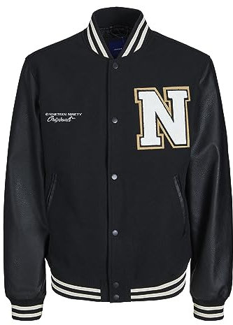 JACK & JONES Veste de Baseball Veste de Baseball Black L Black L