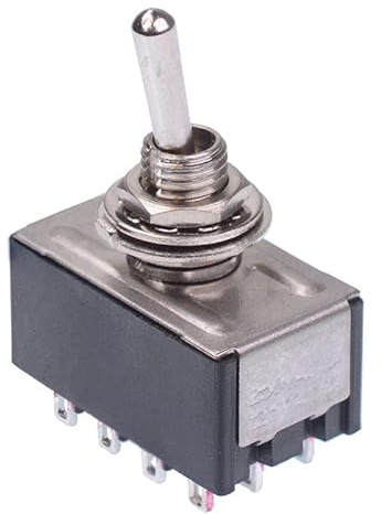 On-On 4PDT Miniature Toggle Switch 2 Position Electrical Electronics