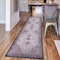 TALETA Flur Teppich Läufer rutschfest waschbar Küchenläufer Teppich, Vintage Teppichläufer lang für Küche, Terrassen, Eingang, Hallway, Groß: 80 x 300 cm