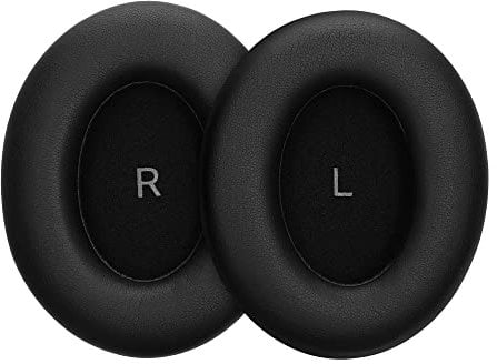 kwmobile Ear Pads Compatible with Sennheiser MOMENTUM 4 Wireless Earpads - 2x Replacement for Headphones - Black