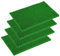 Wetterfeste Fußmatte Garten - Grün 4er Set 40 x 60 cm - Schmutzfangmatte außen - Fussmatte leicht zu reinigen - Türmatte Plastik Borsten 1,4 cm hoch