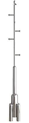 Portemanteau,Prte-Manteau,Portemanteaux,entrée Porte-vêtements,Murale Porte Bambou Perroquet Blanc Bain Forme d’Arbre Vintage Étagère Patère Bois métallique Alliage d'aluminium Amovibles rou