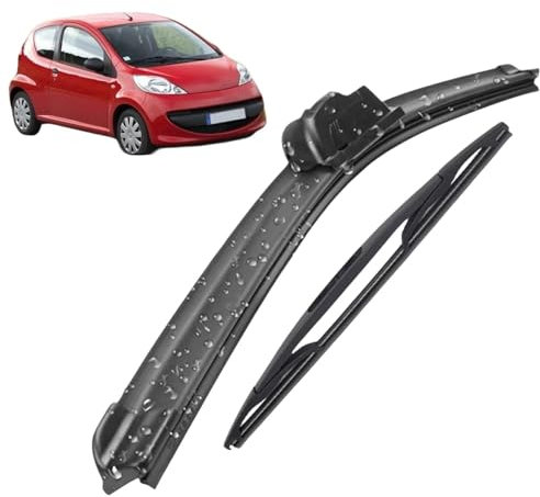 IONZS Auto Scheibenwischer Vorne für Toyota Aygo AB10 2005-2014 26+12,Wischerarm Wischerblatt Ersatz,Wischerblätter Set für Frontscheibe