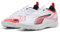 PUMA Ultra 5 Play TT JR Soccer Shoe, White Black-Glowing RED, 5 UK