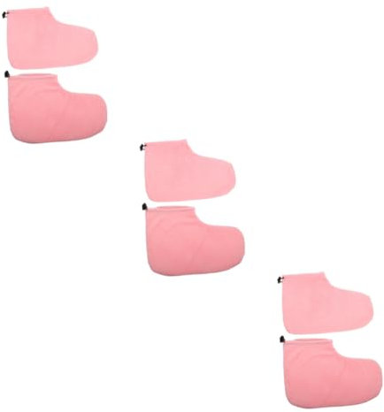 FRCOLOR 3paare Wax Therapy Fußwickel -wärmebezüge Für Entspannende Fußpflege Und Leicht Geeignet Für Zuhause Und Schönheitssalon Verbessert Die Wirkung Von Feuchtigkeitscremes