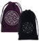 EIHI 2 Pezzi Borsa Per Carte Dei Tarocchi, Polpo, stella e luna Carte Dei Tarocchi Creative Borsa In Velluto Borsa Per Carte Dei Tarocchi Borsa Per Dadi,Blu e viola Porta Carte Dei