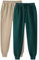duxyoz 2er-Pack Damen-Sporthosen, Jogger, Sweatpants in Übergröße, einfarbig, lockere, lässige Trainingshose, leichte Hose, Activewear-Hose mit Taschen, mintgrün, S