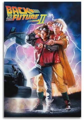 Filmposter Back to The Future, TV-Drama-Kunstposter, Druckposter, Wohnzimmer, Dekoration, 40 x 60 cm, ungerahmt, 27