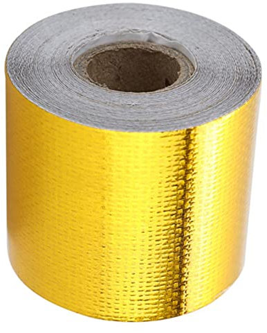 GARVALON Aluminiumfolien Dichtungsband 10m x 5cm Hitzebeständig Flexibles Reparaturband Für Industrie Auspuff Fenster Dachabdichtung