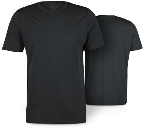 Stoic – Merino155 LaholmSt. Merino T-Shirt Herren aus 87% Merinowolle Anteil – Atmungsaktives Kurzarm Shirt für Wandern, Sport & Freizeit – Geruchshemmend & temperaturregulierend