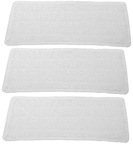 Rynplex 3 Washable Replacement Pads Microfibre Cloths, for Vileda, Steam XXL Steam Cleaner Dry And Wet Usage Mop Cloths Pad Floor Cleaning Robot Mop Pad Replacement