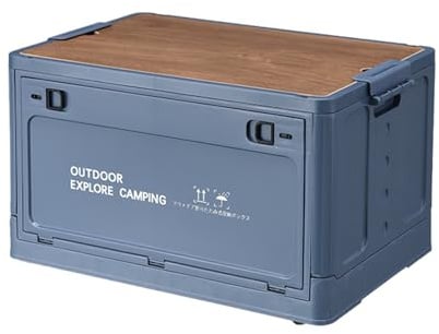 Faltbare Camping-Box,30L/60L,Klappbar,Stapelbar,Robust,Wasserdicht,Für Camping,Auto,Haushalt & Outdoor,Vielseitig,Platzsparend & Leicht Transportierbar