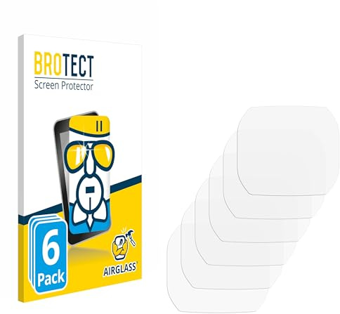 BROTECT 6 Stück Schutzglas für Casio iconic A168WA-1 Schutzfolie Panzer Folie Glas Displayschutz Made in Germany [Kratzfest 9H, Anti-Fingerprint]