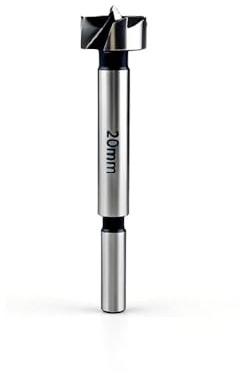 Forstner 20mm Punta per Trapano Fresa per Legno Trapano a ali Piatte Codolo Tondo Acciaio al Carbonio Accessori per Punte da Trapano per Legno Duro Pannelli di Fibra