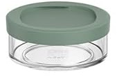 Mepal - Müslibecher Abteil Ellipse - Müslibecher To Go - Platz für Snacks und Toppings - Einfachen Drehbewegung öffnen - Spülmaschinengeeignet - 200 ml - Nordic sage