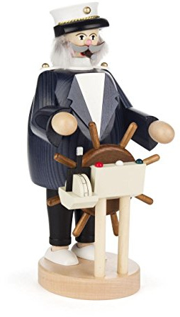 Räuchermännchen Kapitän - 21cm - Original Erzgebirge Räuchermann - PeWo