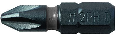 C.K T4560 PH2D 25 mm PH2 Steel Impact Screwdriver Bit - Blue (Pack of 3)