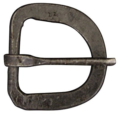 Ulfberth Handgeschmiedete Gürtel Schnalle aus Stahl, für ca. 17 mm breite Riemen