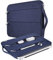 V Voova Laptop Sleeve Carrying Case 13 13.6 Inch for MacBook Air 13 M3/M2/M1 2020-2024, MacBook Pro 13 2016-2024, IPad Pro 12.9, Waterproof Slim Computer Cover Bag with Handle, Blue