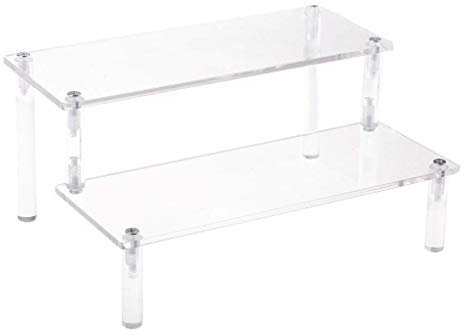Tubayia Acryl Treppe Display Regal Ständer Präsentation für Charaktermodelle/Automodelle/Sammlerstücke