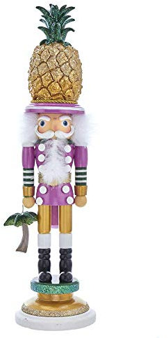 Kurt S. Adler 19.5-Inch Hollywood Pineapple Hat Nutcracker Nussknacker, Mehrfarbig, 20 inch