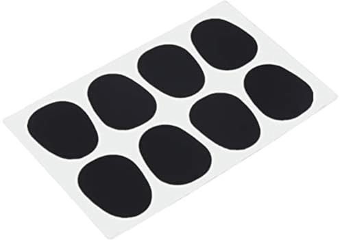 OriGlam 8 Pack Alto tenor Sax Saxophone Clarinet Mouthpiece Cushion, Oval Rubber Mouthpiece Patches Pads Cushions for Alto and Tenor Saxophone and Clarinet