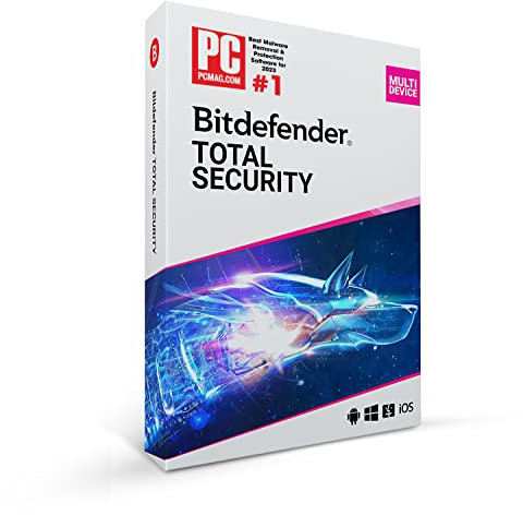 Bitdefender Total Security 2025 | 10 Device | 1 year Subscription | PC/Mac/iOS/Android | Activation Code by Post