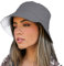 TOSKATOK® Ladies Womens Reversible Cotton Bucket Sun HAT - 2 Hats IN 1-2