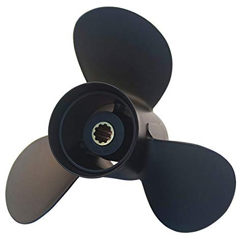 Flish Propeller Außenbord-Propeller aus Aluminium, 11 3/8 x 14 Zoll, für BRP, Johnson, EVINRUDE, OMC Stern Drive 40-50 PS, Ref 5031620, 13 Spline Zahn, RH