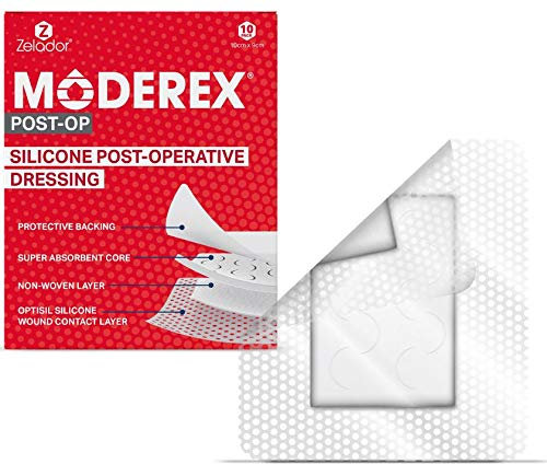Silicone Post-Op Dressing for Wound Care After Surgical Operation (10x15cm x 10)