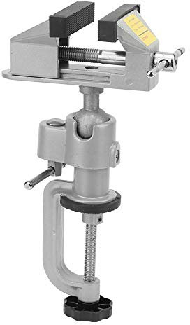Universal-Schraubstock Hochwertige Aluminiumlegierung Drehbarer 360-Grad-Tisch-Schraubstock für Tisch-Mini-Tischklemmen