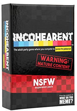WHAT DO YOU MEME? Incohearent Erweiterungspaket – NSFW Edition – Entwickelt, um dem Incohearent Core Game hinzugefügt zu Werden