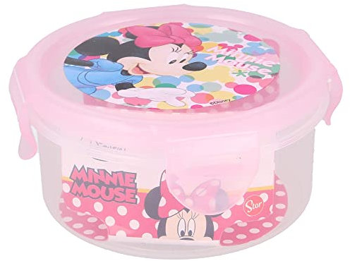 Stor Récipient hermétique Rond en Plastique pour Nourriture de 270 ML | Minnie Feel Good