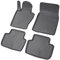 Recambo 3D Gummi Fußmatten kompatibel für BMW X3 E83 | BJ 2003-2010 | Auto Gummimatten | Passgenau | mit Rand | schwarz