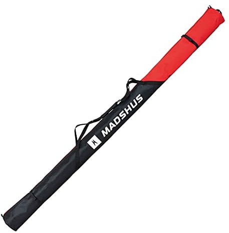 Madshus Unisex – Erwachsene Skitasche SKI Bag 1-2 Pairs — Black — 18F4500