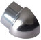 Dalsys 12,5mm Coin Extérieur Rail Quart de Rond Inox Poli, Accessoire Carrelage